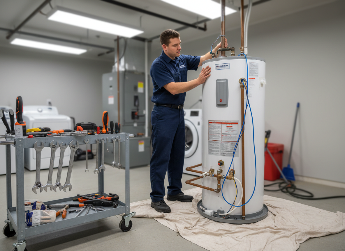 Water heater installation