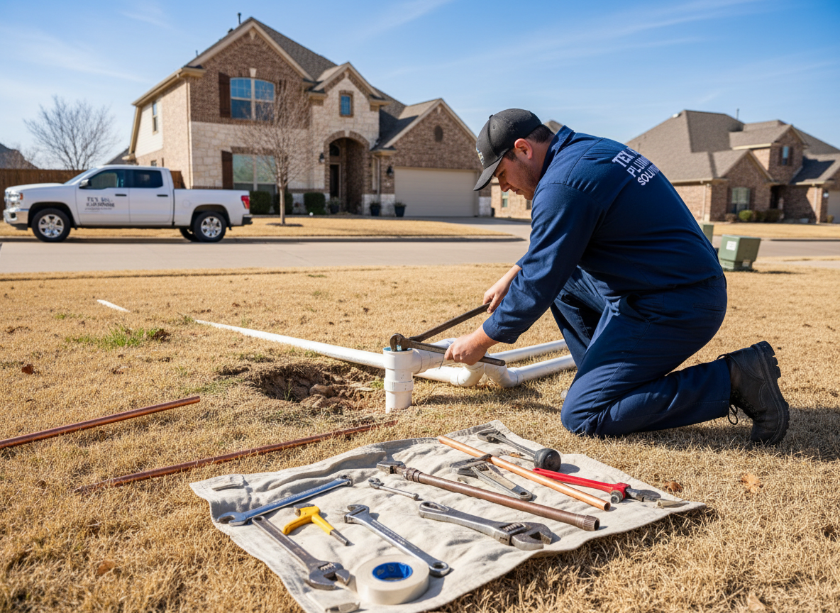 Outdoor drain repair
