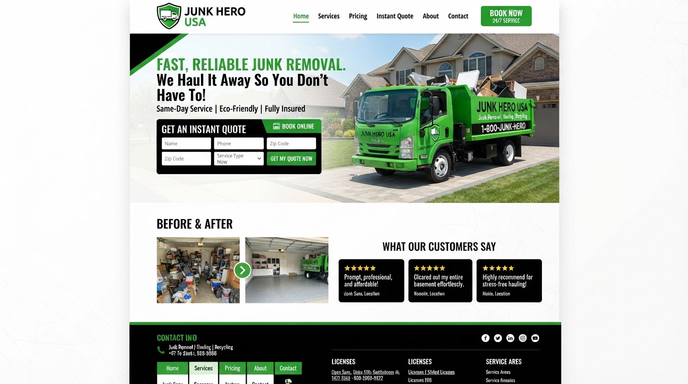 Haul Elite website screenshot