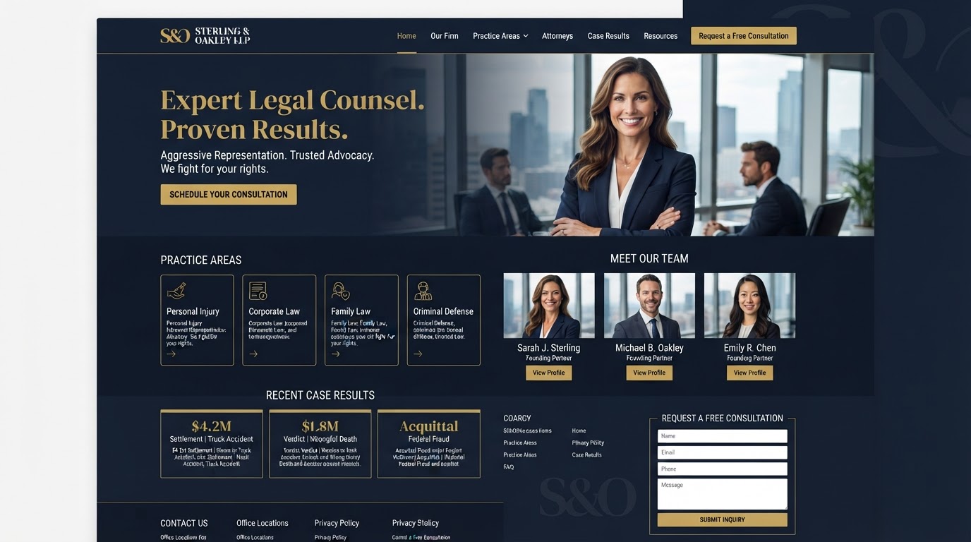 Attorna Law website screenshot