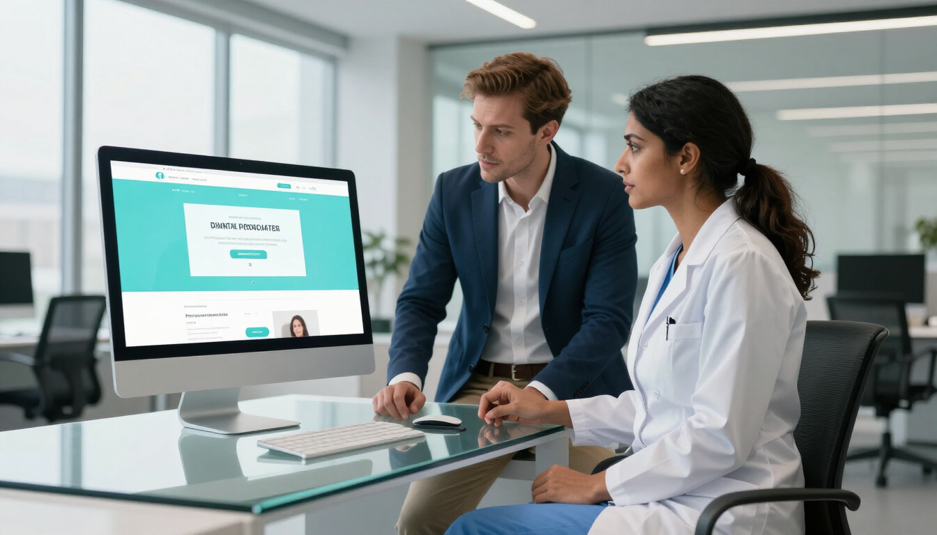 Web hosting selection guide for dental practices covering speed, security, uptime and support requirements