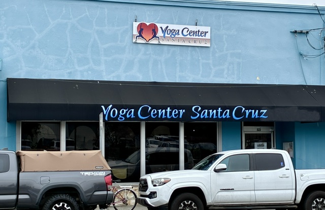 Yoga Center Santa Cruz entrance sign