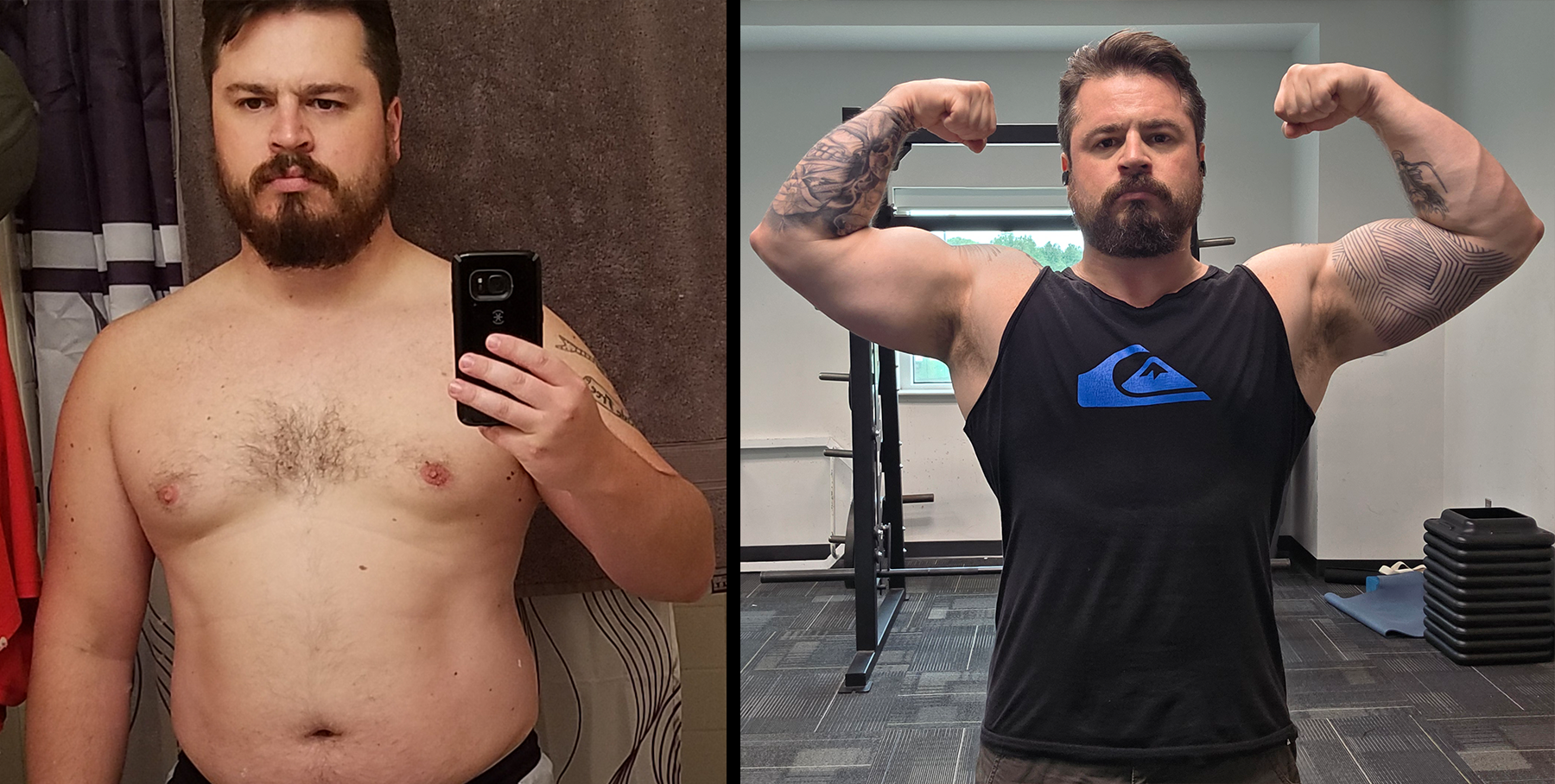 From Over 30% Body Fat To Under 15% While Still Building Muscle result