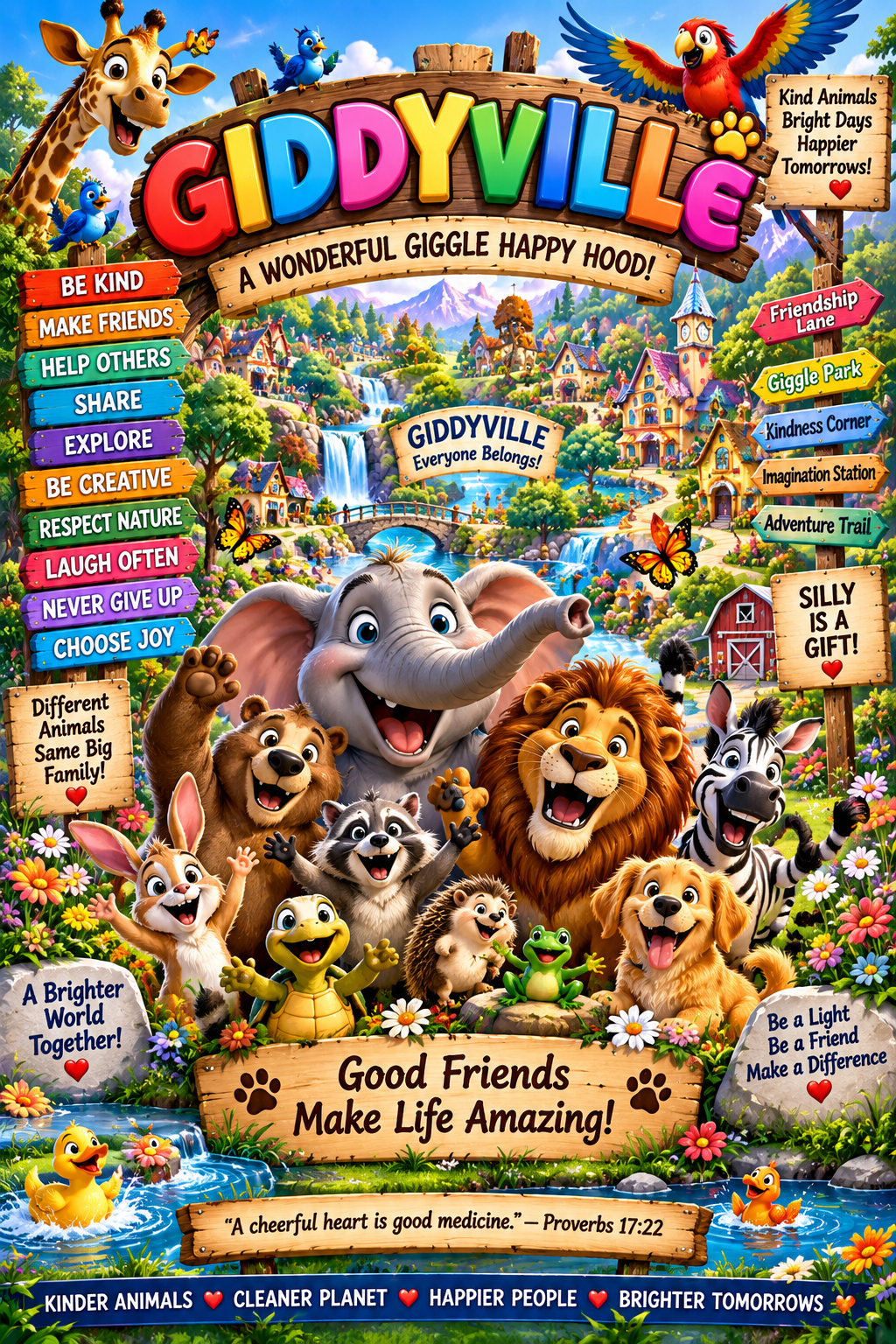 Official Giddyville Poster Inspiration