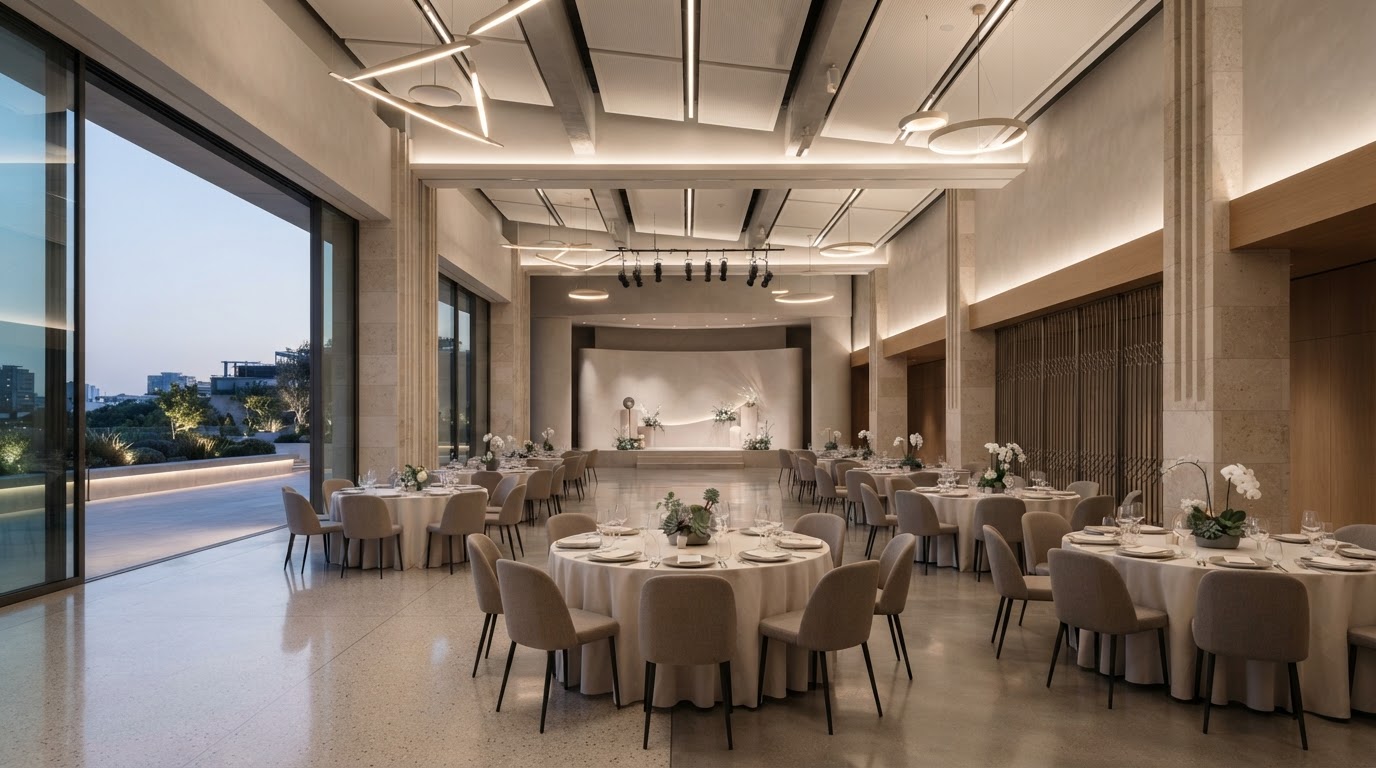 Elegant venue architecture