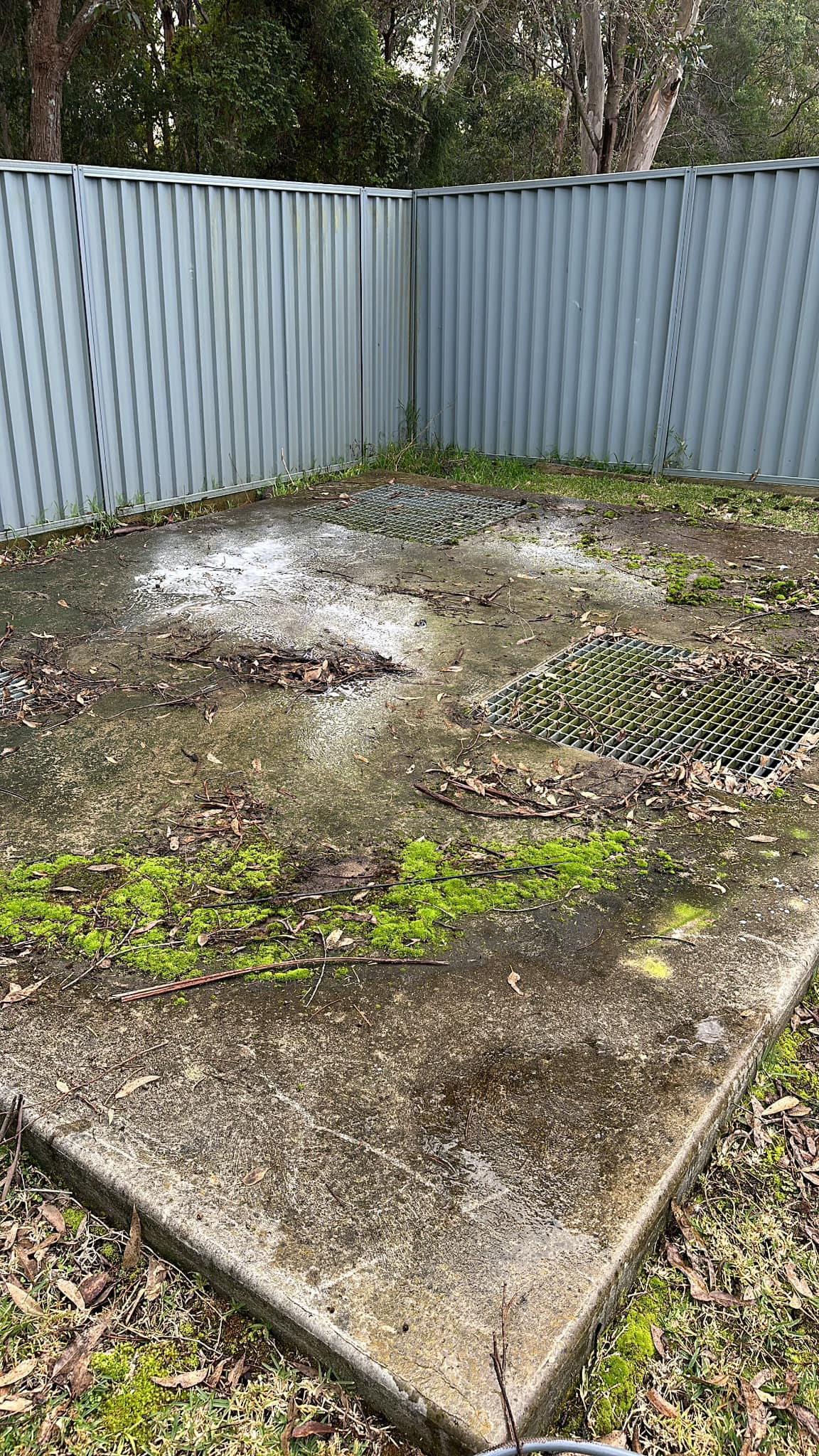 Patio & Pavers Deep Clean before pressure cleaning