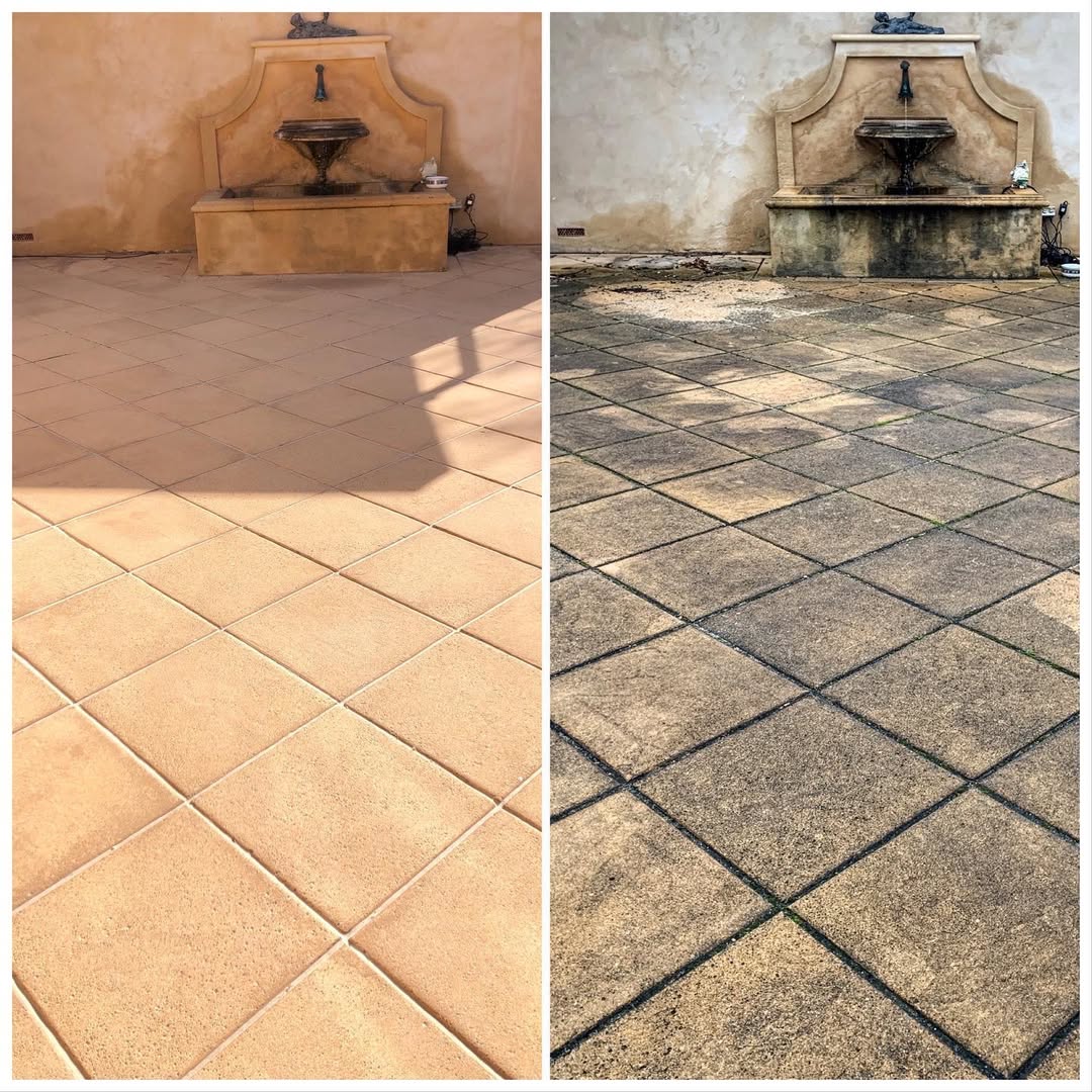 Courtyard & Fountain Restored