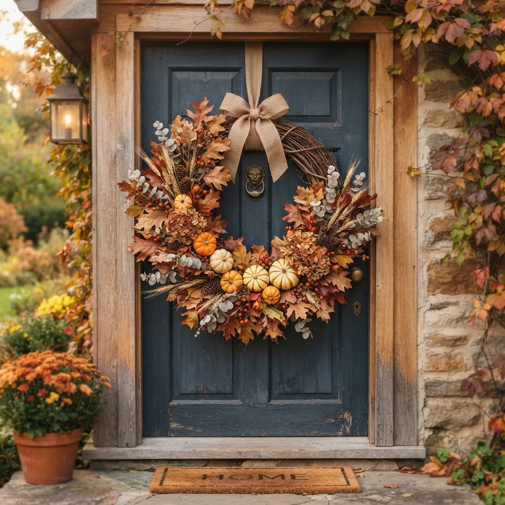 Make a fall wreath