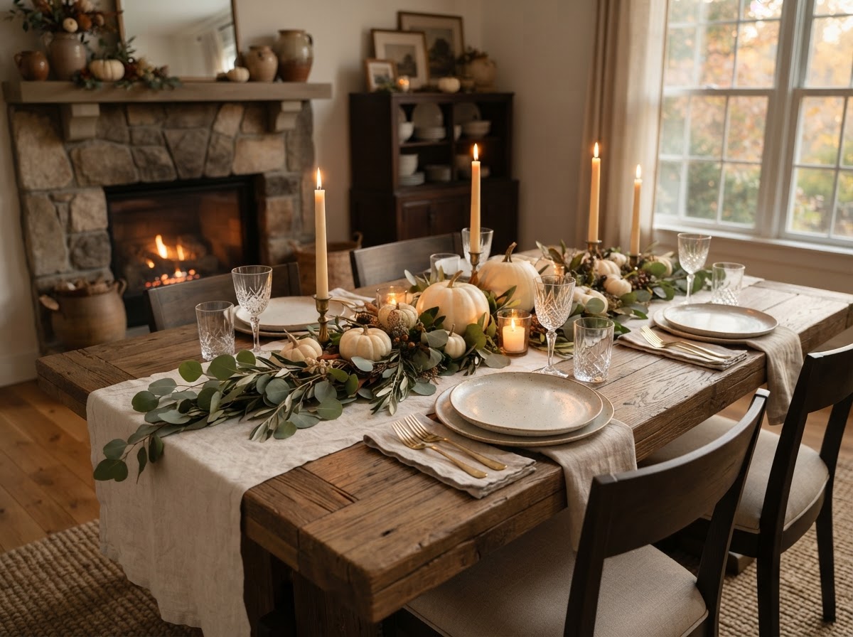 Autumn tablescape