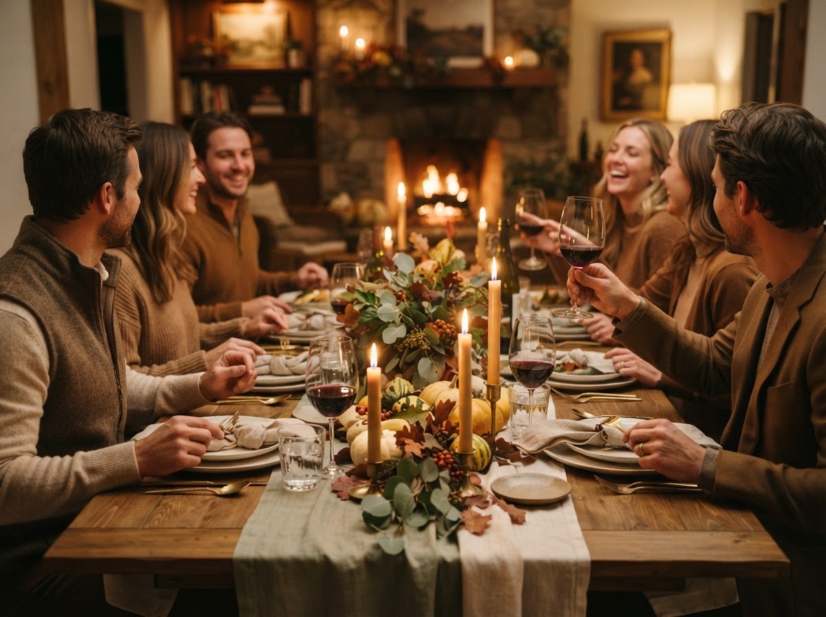Invite friends over for dinner