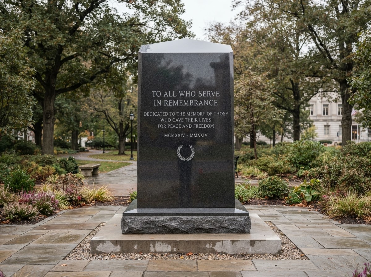 Granite Monuments — Veteran Memorial