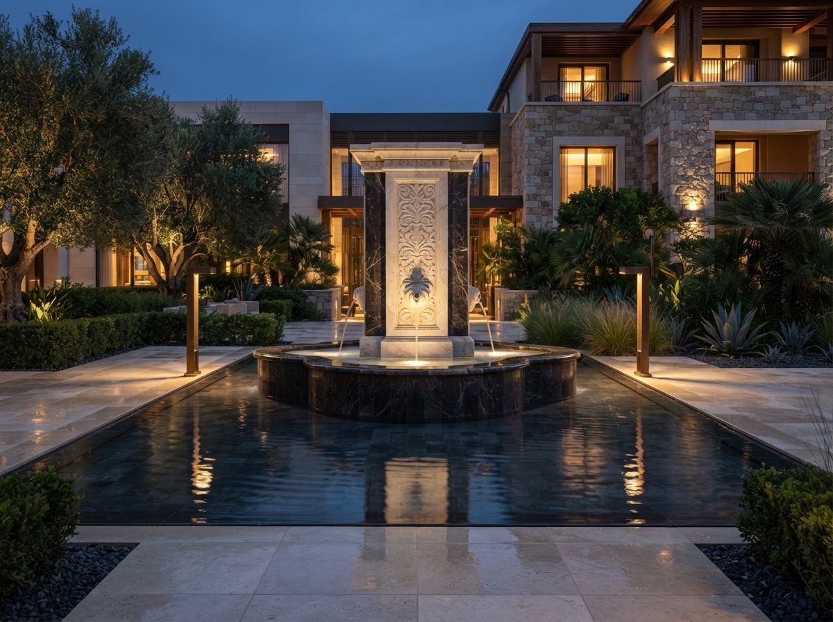 Granite Fountains — Carved Stone Fountain