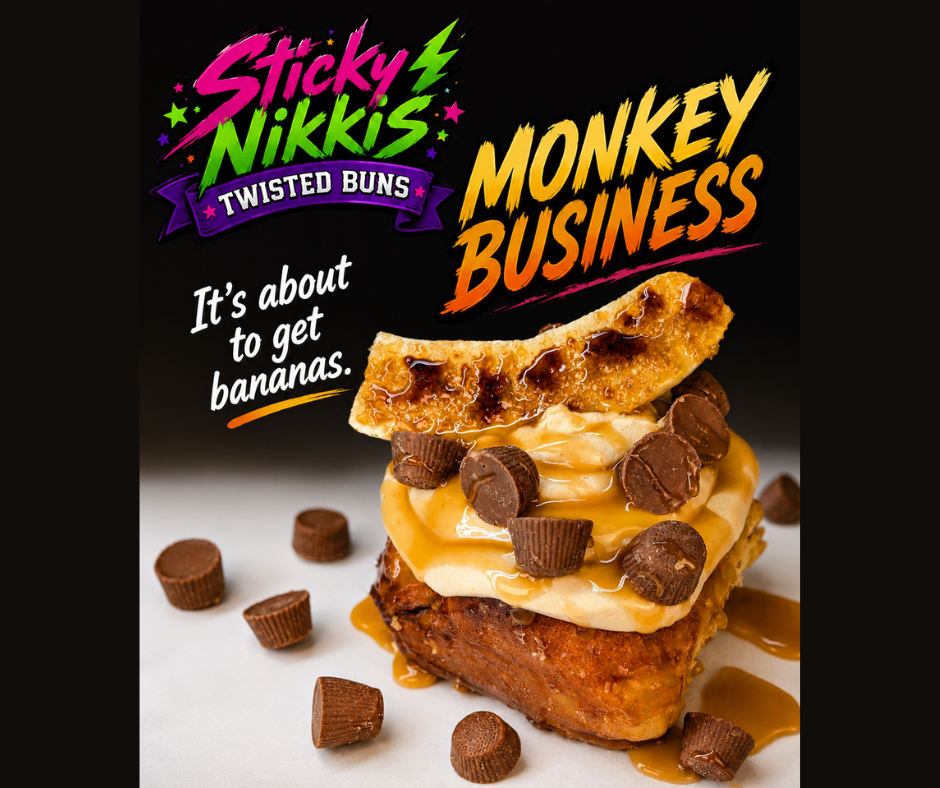 Sticky Nikki's mobile festival setup and cart