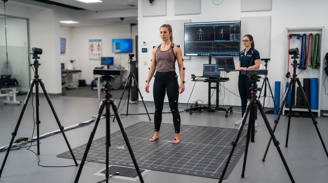 Kinotek LiDAR 3D motion capture biomechanics laboratory
