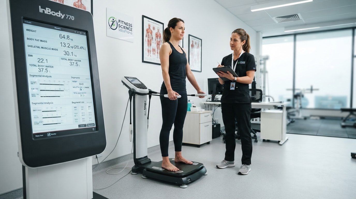 InBody segmental bioelectrical impedance body composition analyzer in a clinical lab