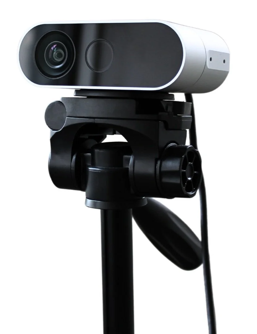 Kinotek LiDAR sensor mounted on tripod