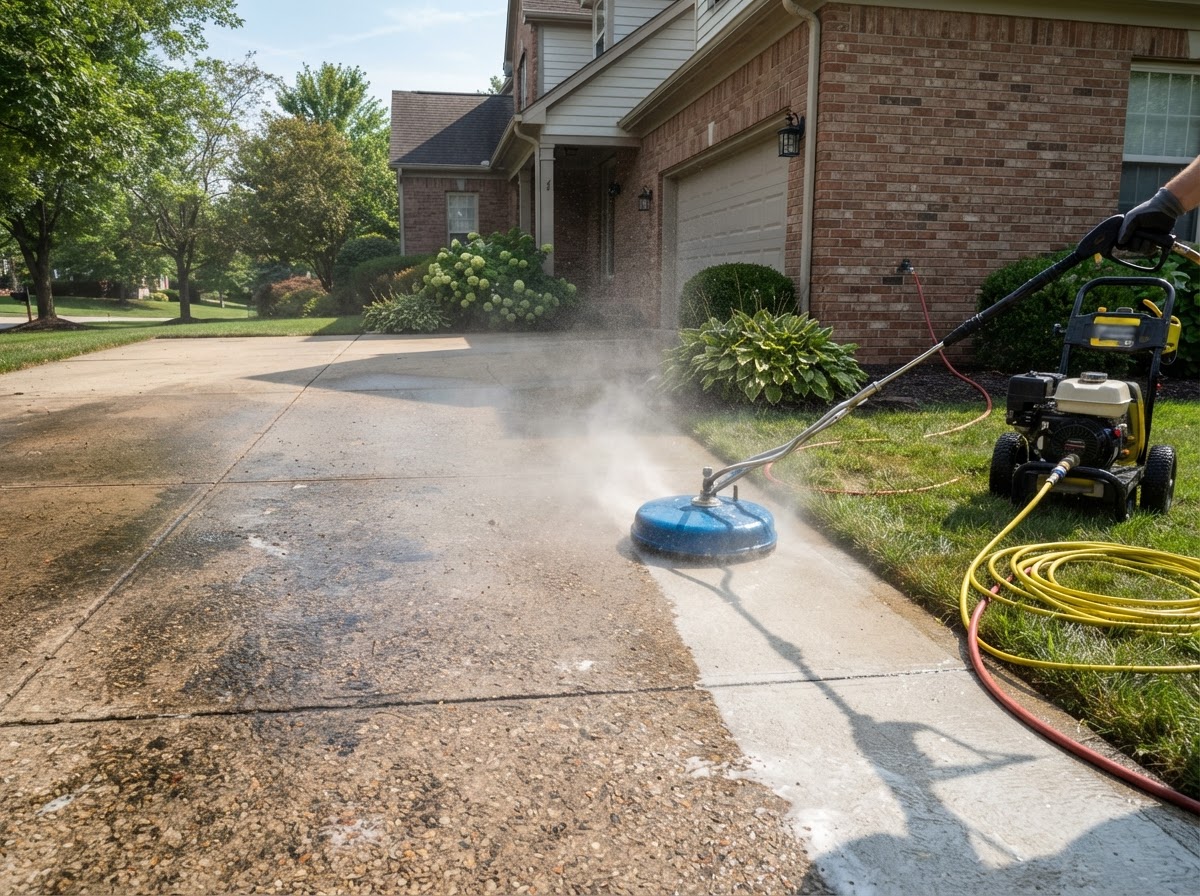 Clearwayservices pressure washing in Garland, TX