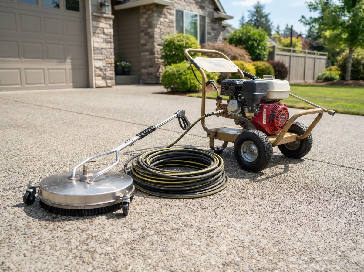 Clearwayservices pressure washing equipment in Garland, TX