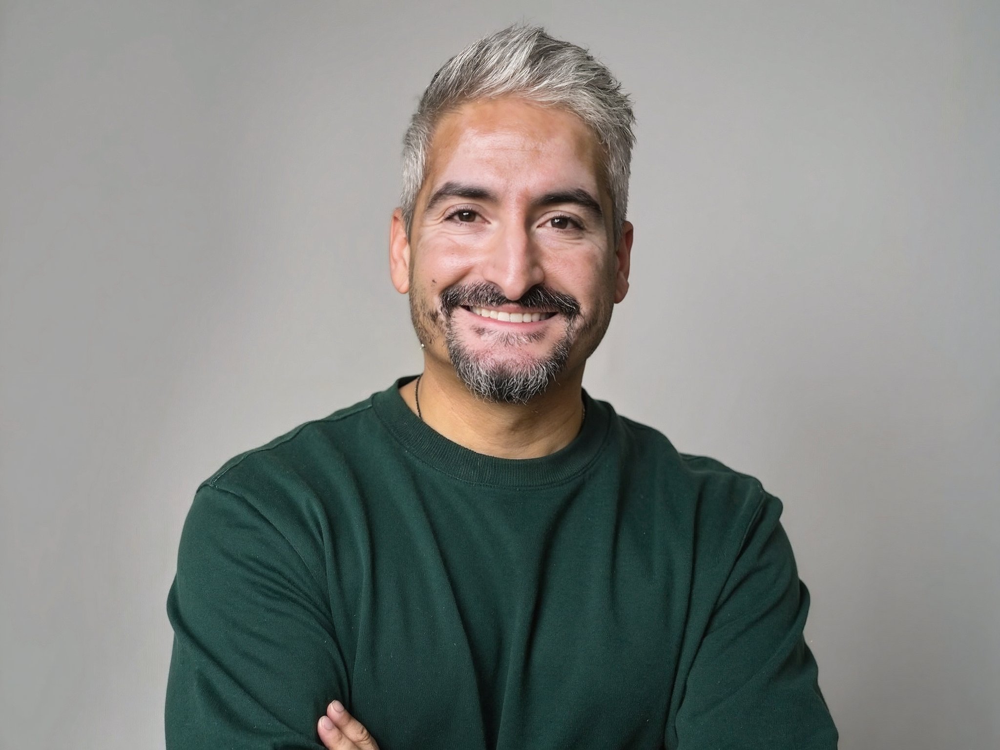 Green Sweater Classic Headshot
