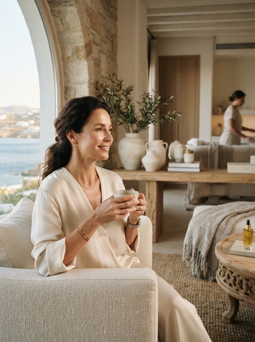 Mediterranean glow skin health programme at Aestzenia