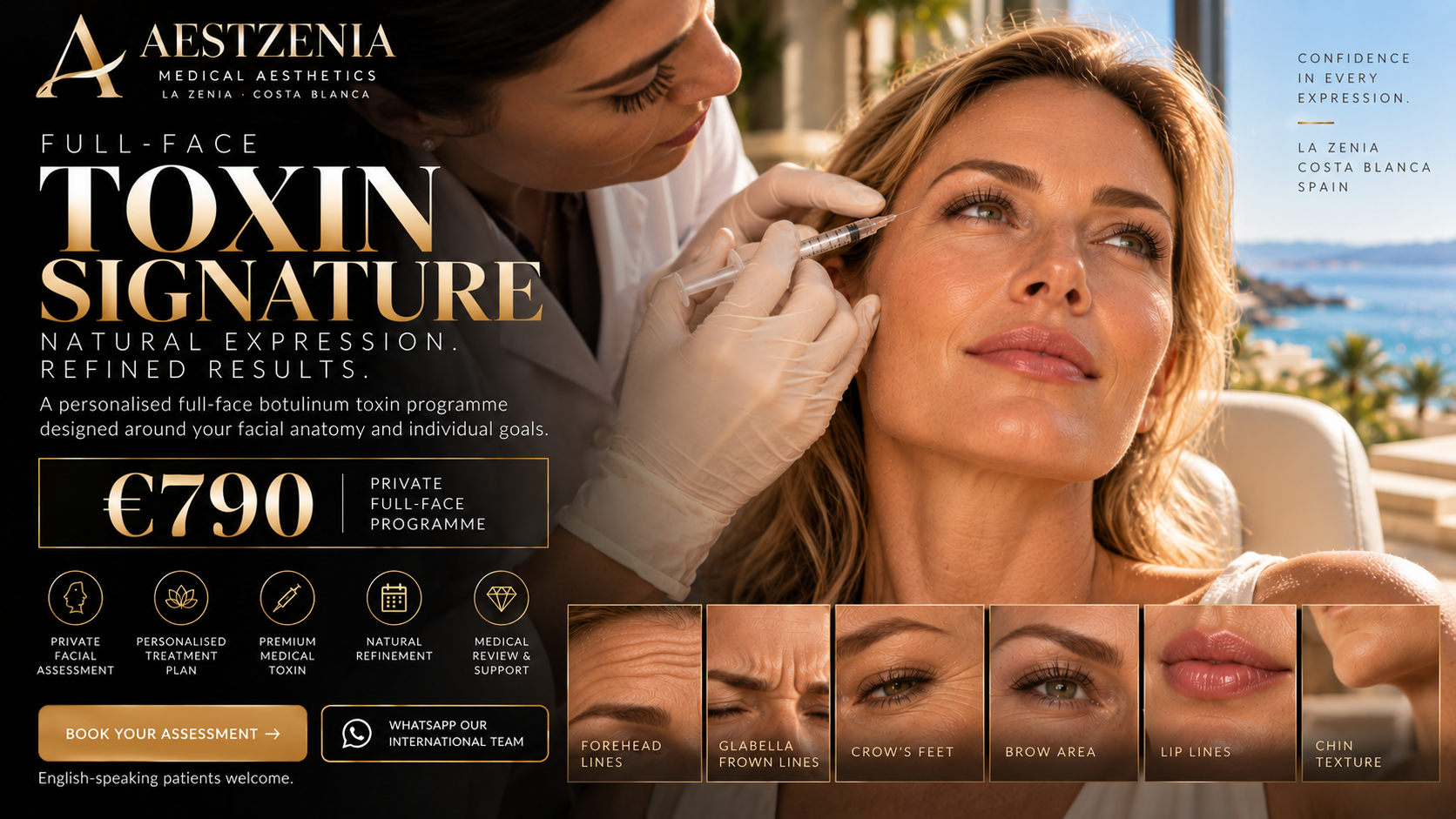 Aestzenia Full-Face Toxin Signature Programme Costa Blanca €790