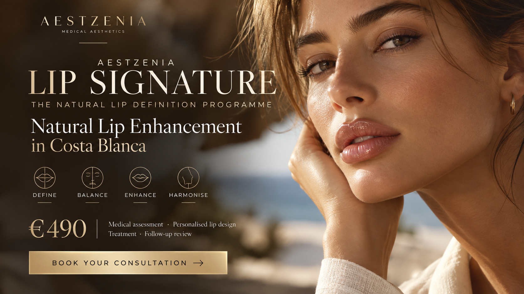 Aestzenia Lip Signature — Natural Lip Enhancement in Costa Blanca