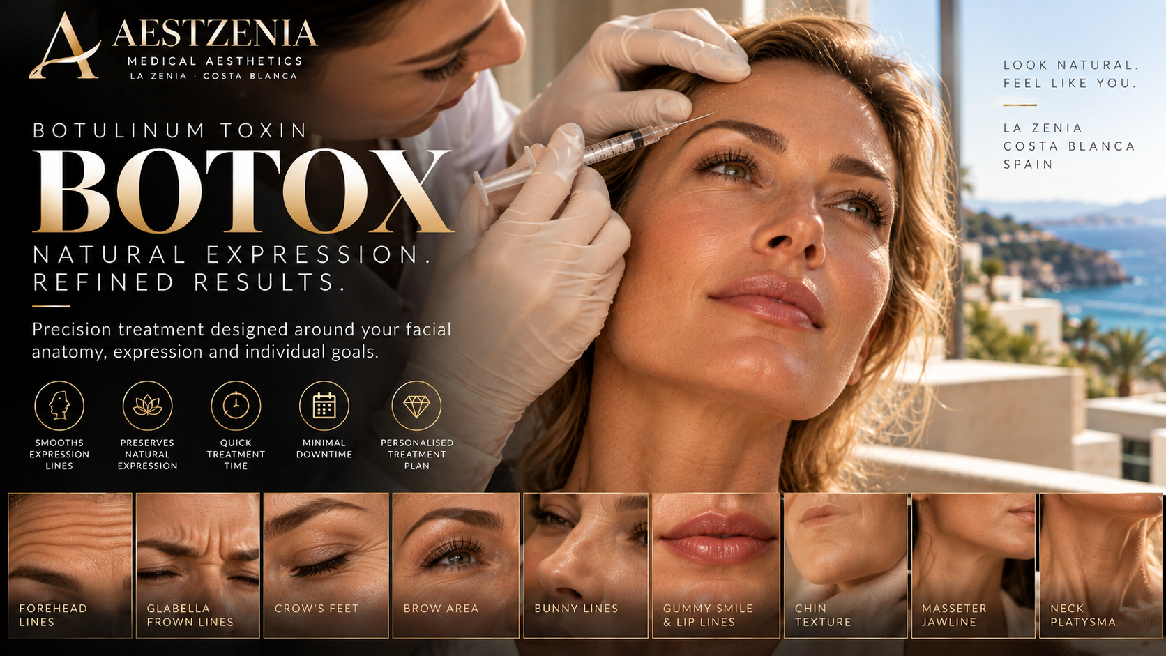 Aestzenia Botox & Botulinum Toxin Natural Expression Costa Blanca