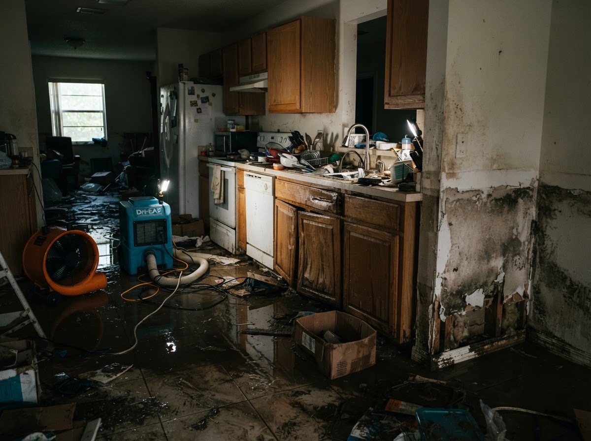 Water damage — emergency response