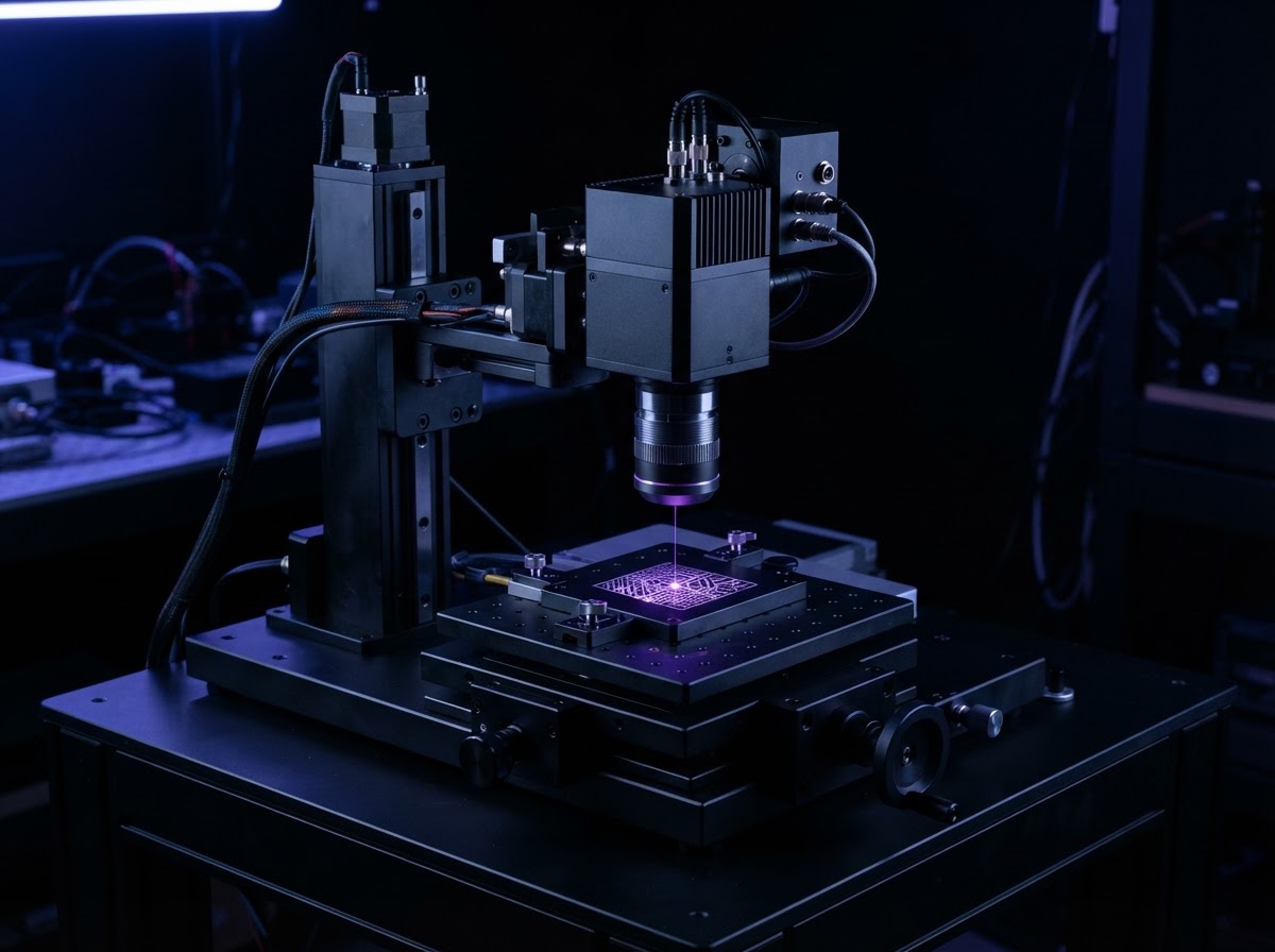 Chrome Assault in-house precision laser studio workstation