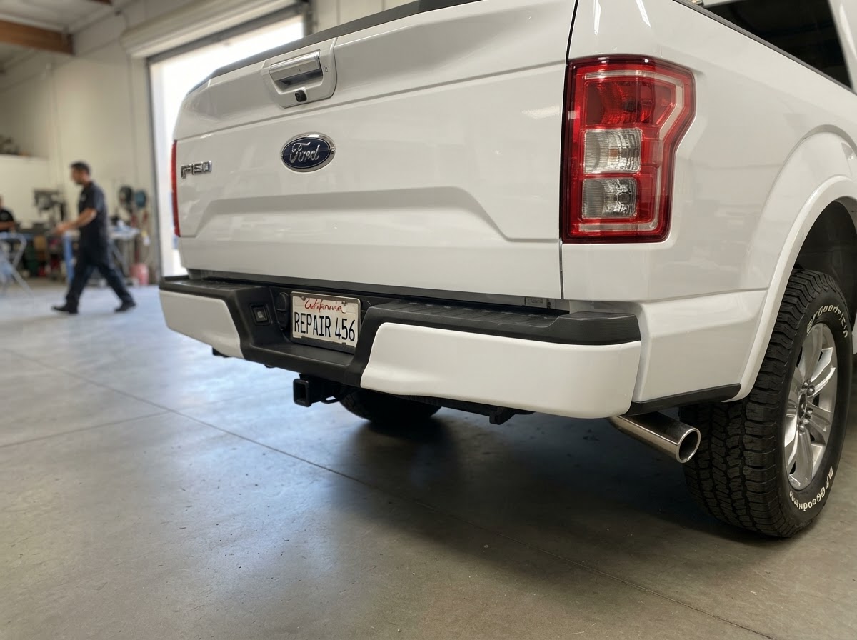 Truck Bumper & Tailgate Realignment after repair