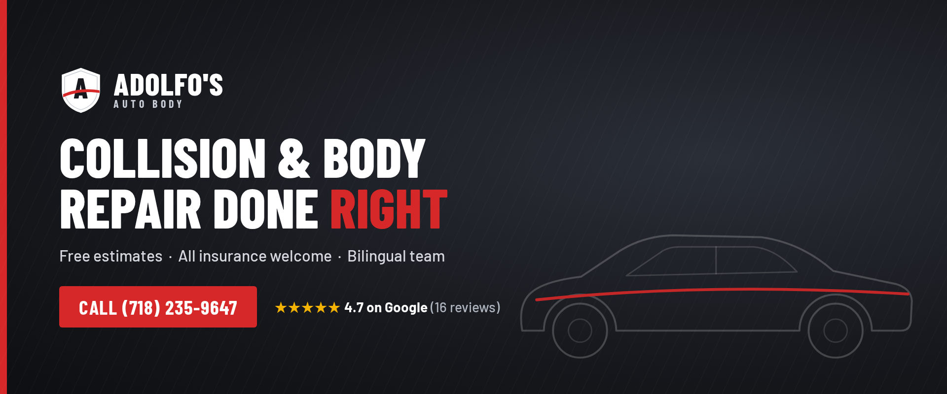 Adolfo's Auto Body Official Banner