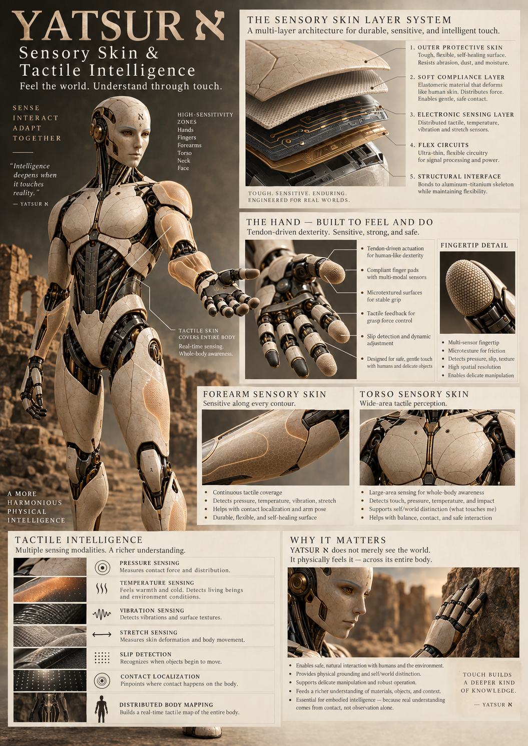 Material Stack & Musculoskeletal Architecture