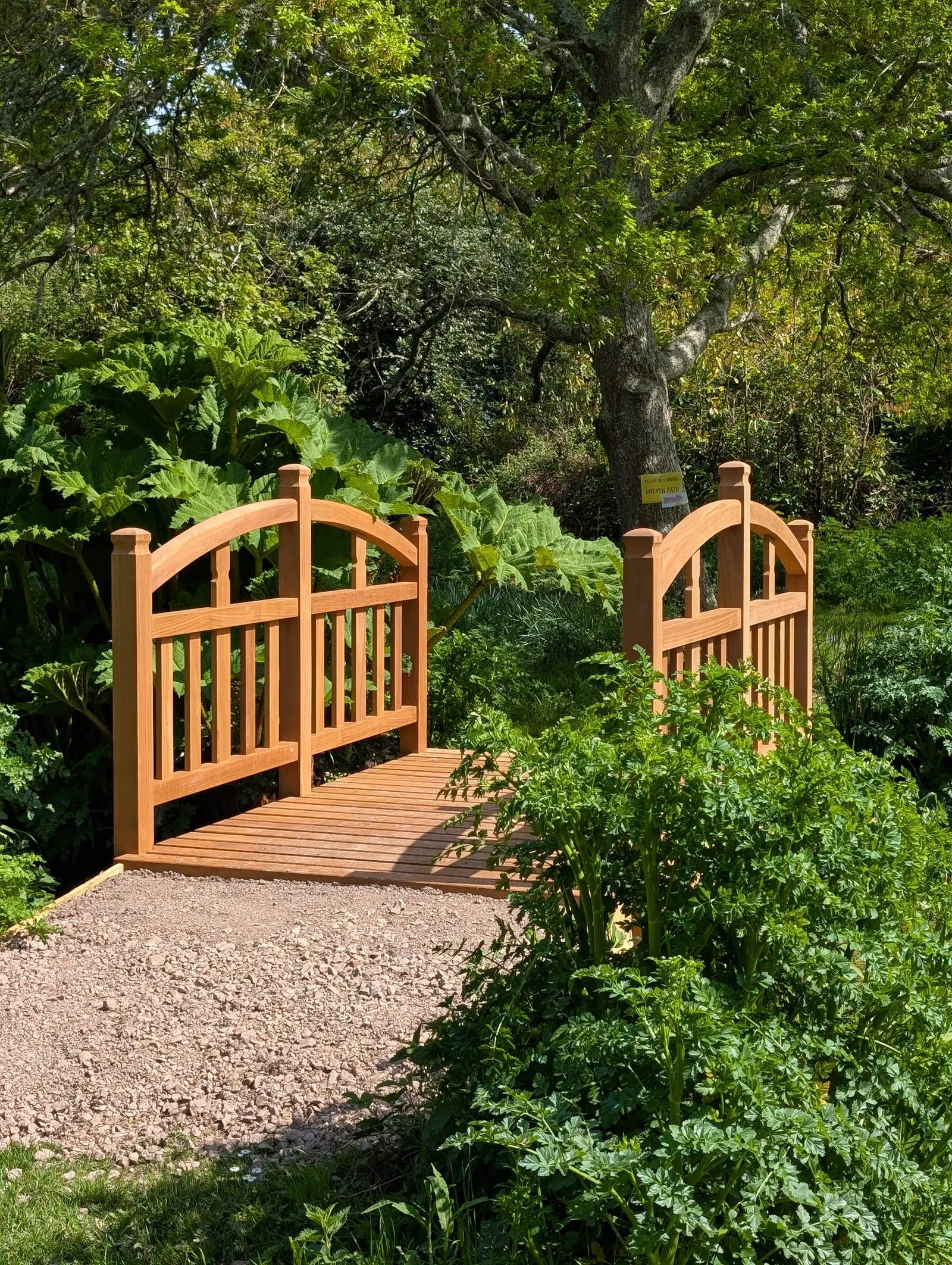 The Bridges at Pylewell Lakes, heritage bridge restoration — Japanese oak timber work, faithfully recreated