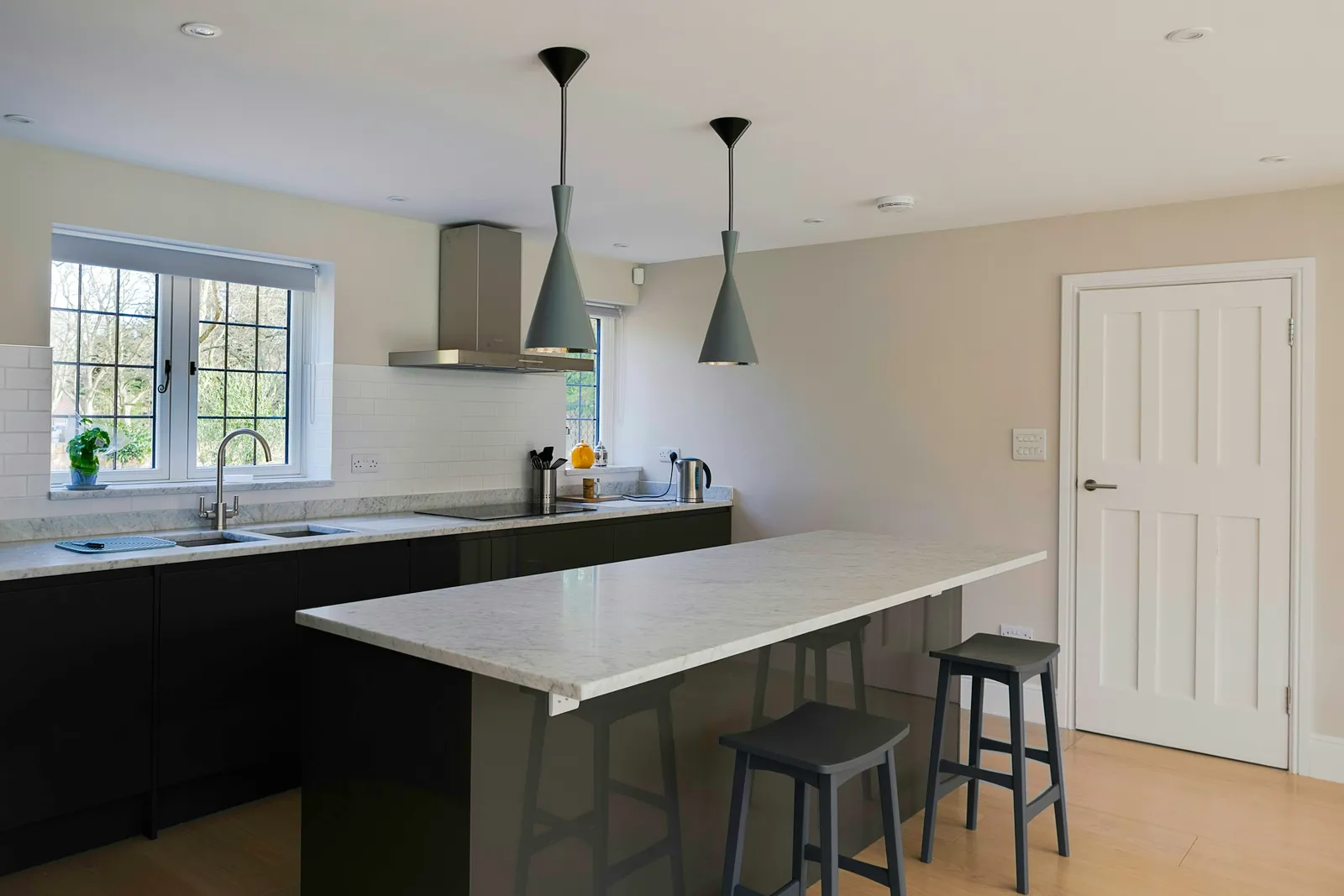 Henley House, a refurbishment and extension in Henley-on-Thames — the extension from outside