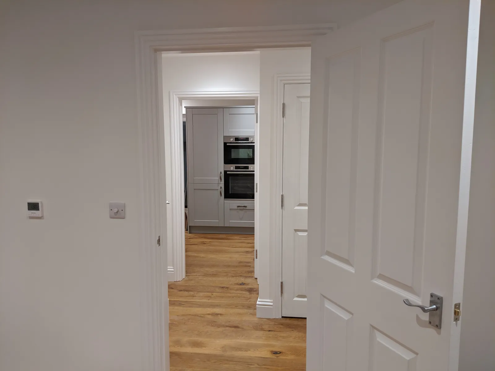 Copse Cottages, new-build brick cottages in the New Forest — an interior detail