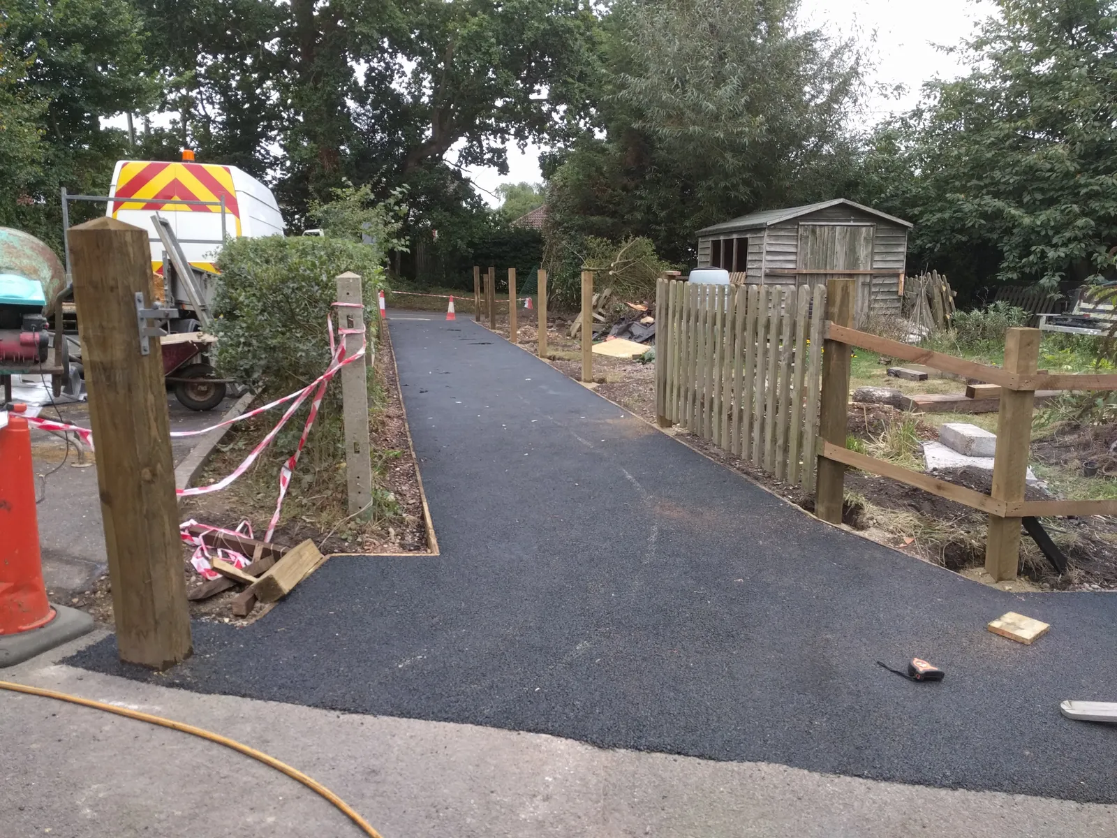 William Gilpin School, New Forest — the new safer pathway through to the school entrance