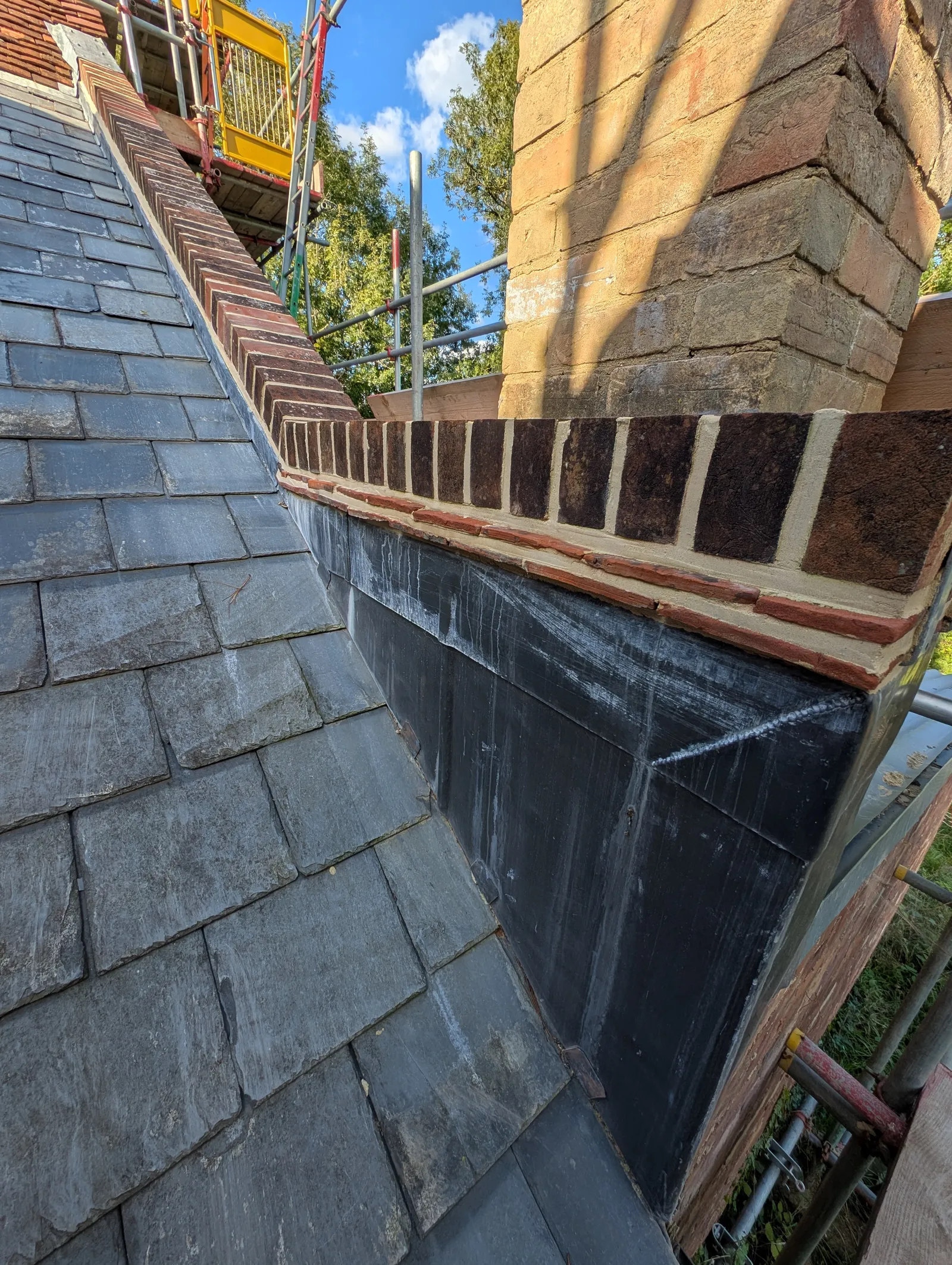 The Mill roof refurbishment and conversion — verges, hips and ridges re-bedded