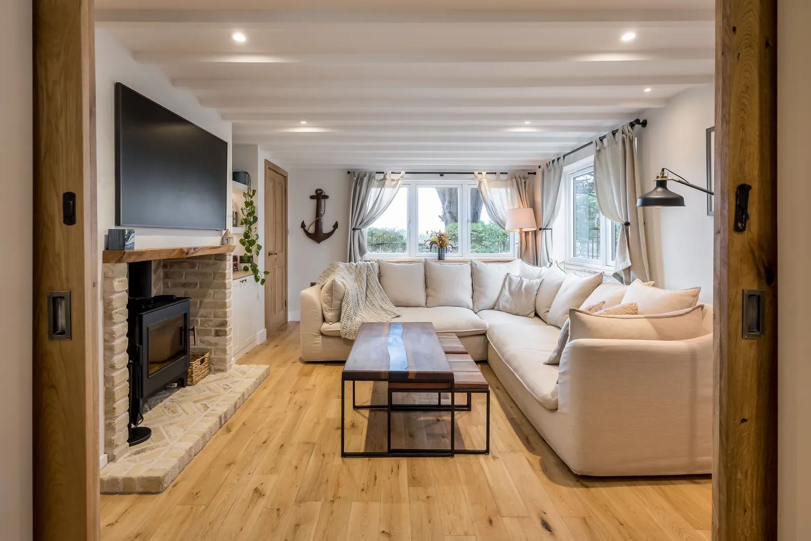 Interior detail at Gorse Cottage, Brockenhurst