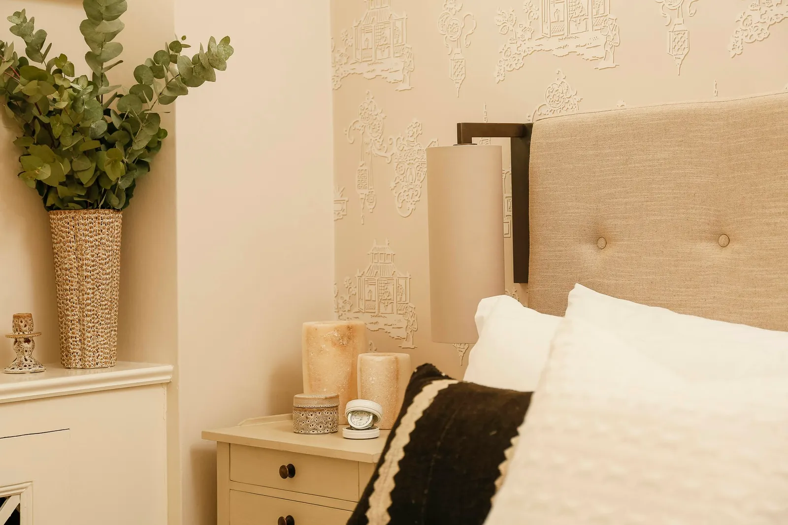 A finished detail of the Hyde Park apartment, London
