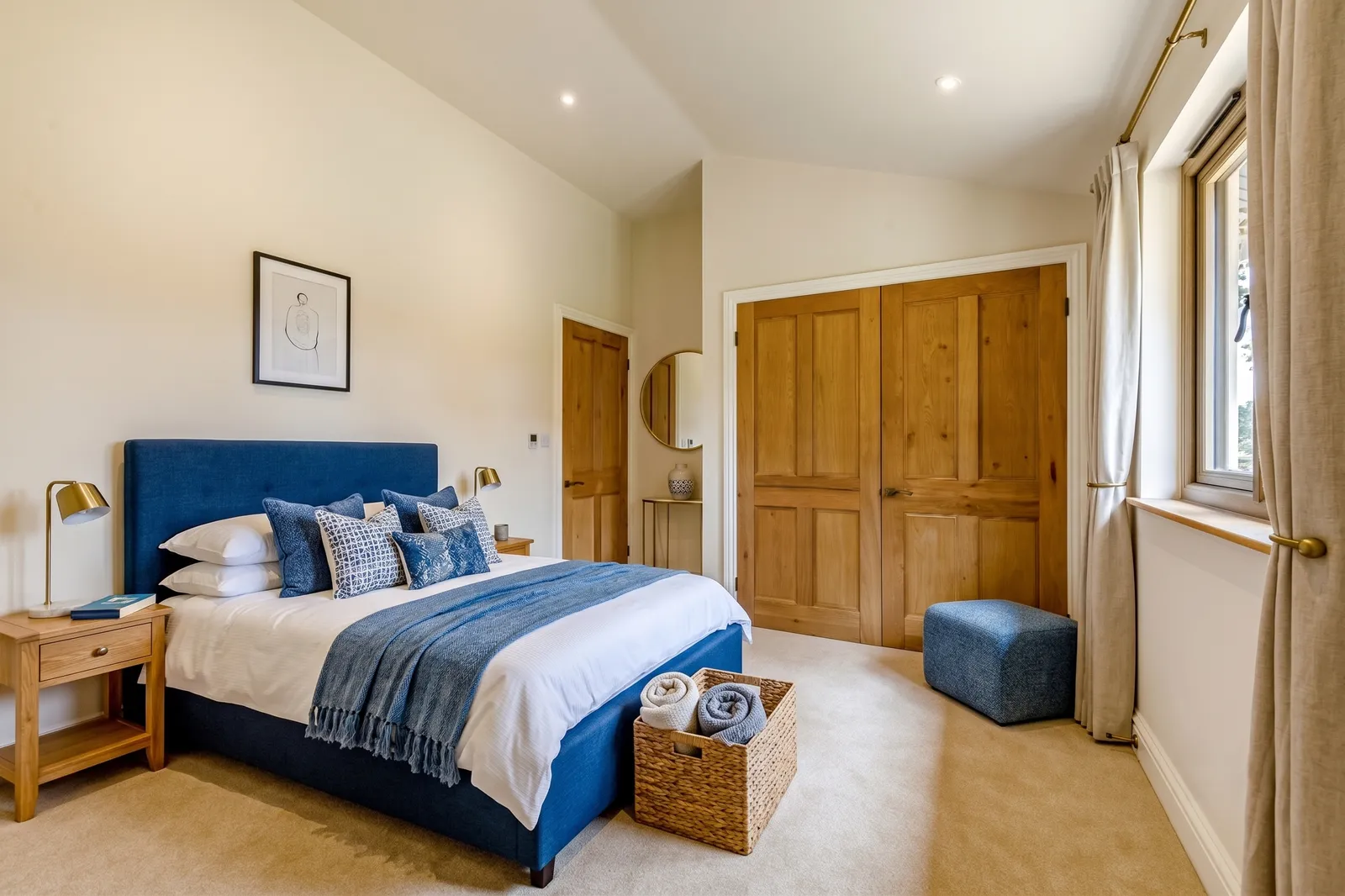 Joinery and finishes at Monterey Lodge, a new-build home in the New Forest