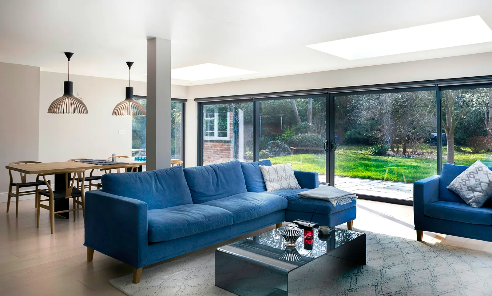 Henley House, a refurbishment and extension in Henley-on-Thames — country styling within a contemporary interior