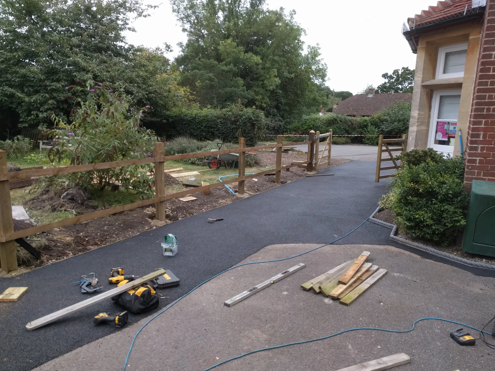 William Gilpin School, New Forest — the new vegetable patch and mud garden for the children