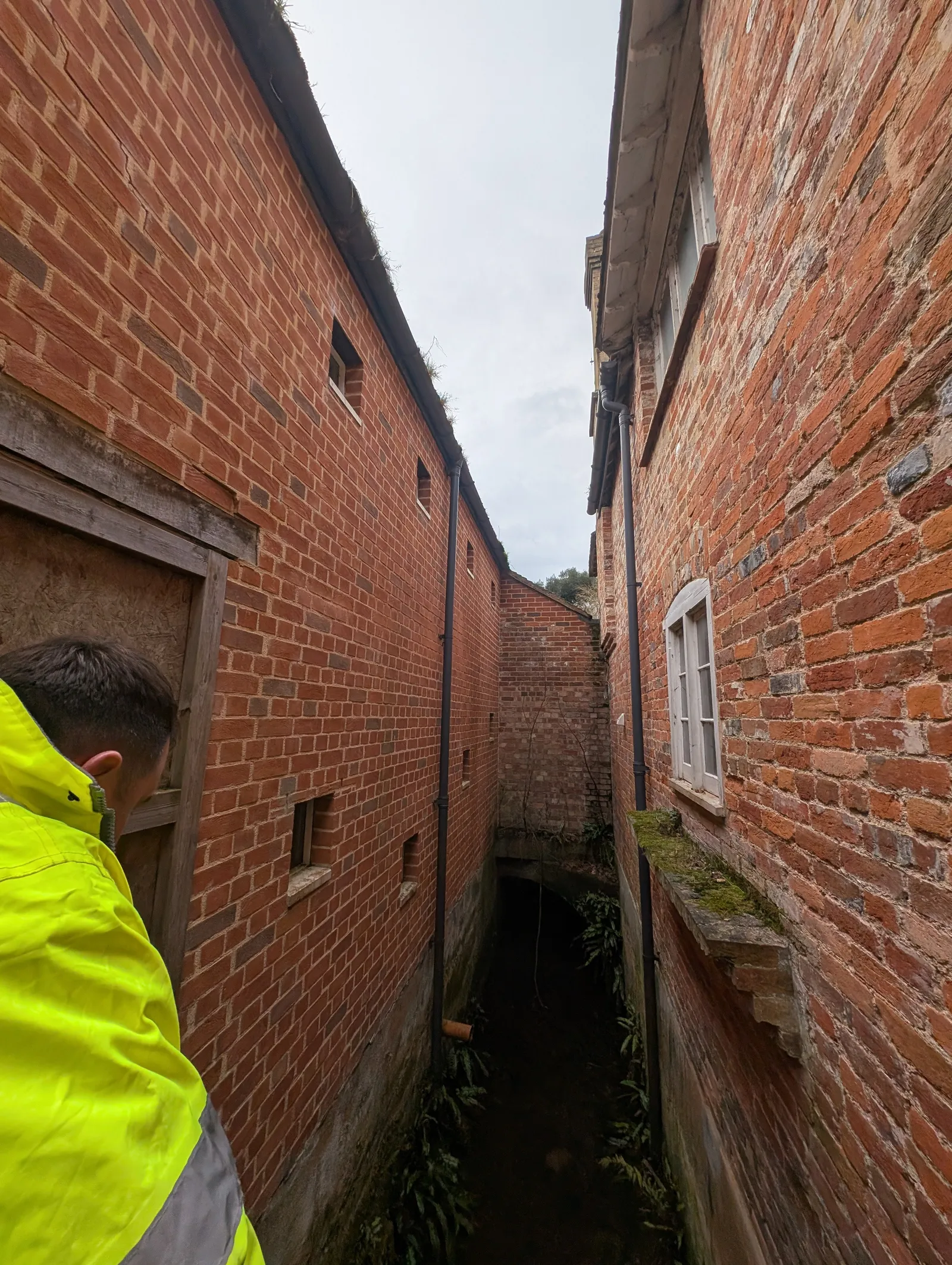 The Mill roof refurbishment and conversion — the roof weathertight, ready for the internal fit-out