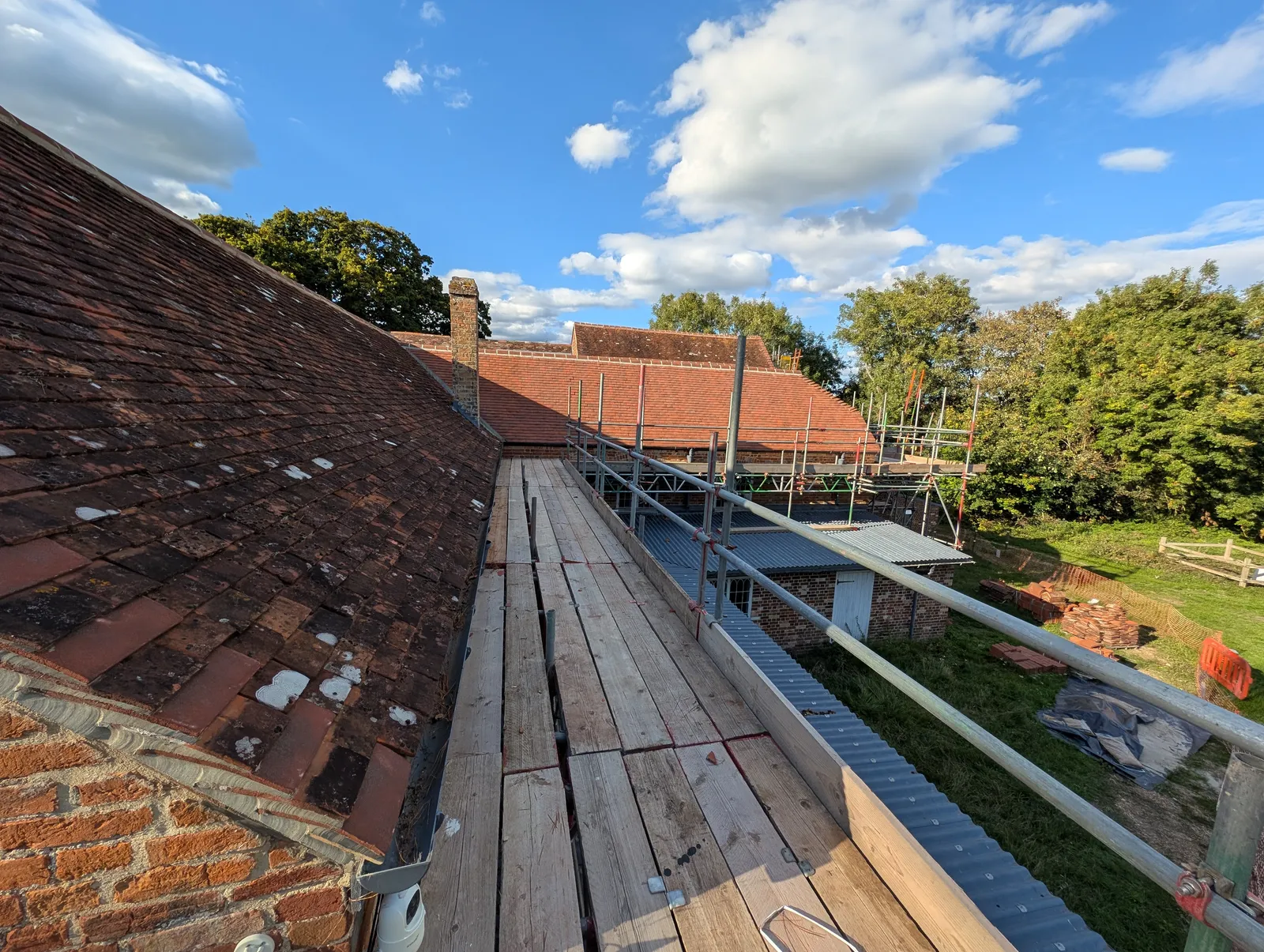 The Mill roof refurbishment and conversion — an elevation under repair