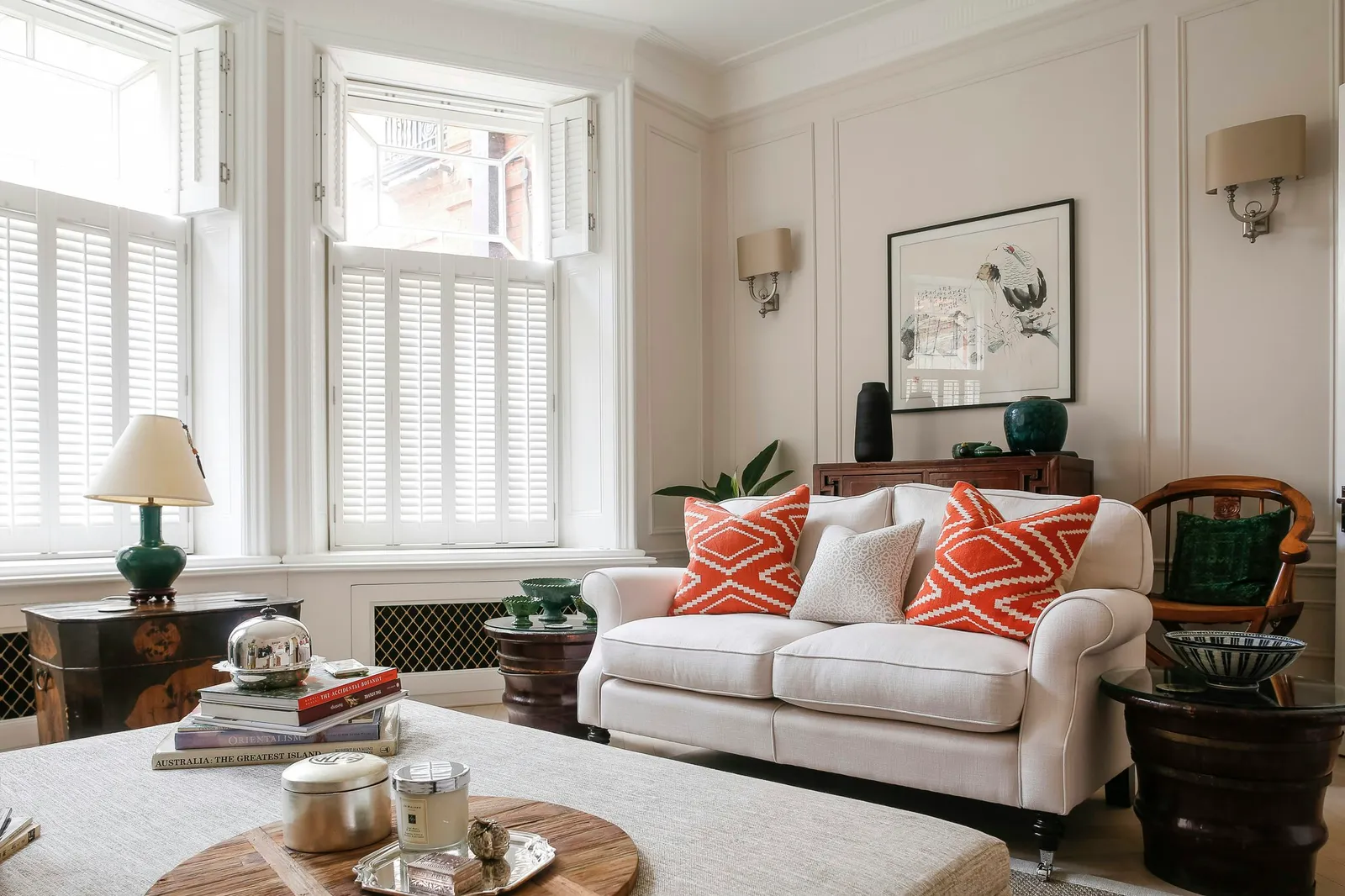 Interior of the Hyde Park apartment refurbishment, London