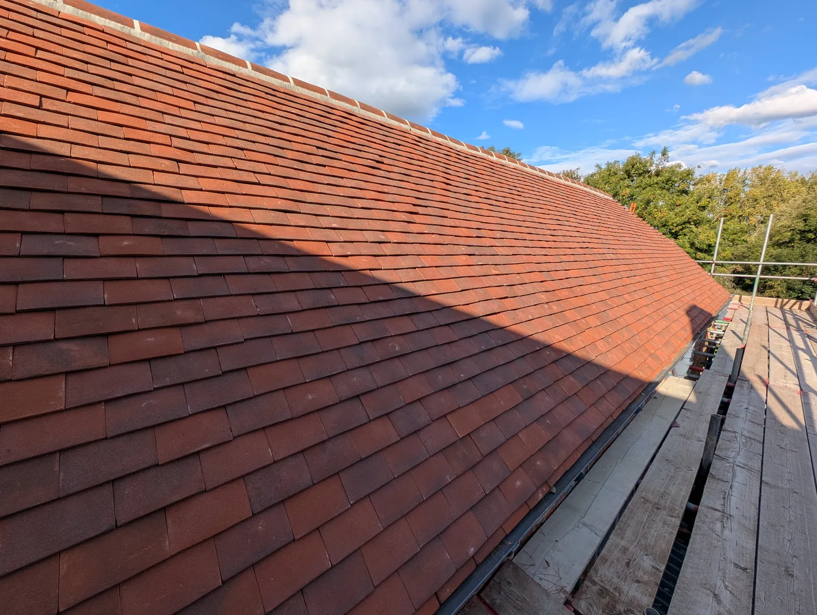 The Mill roof refurbishment and conversion — verges, hips and ridges re-bedded
