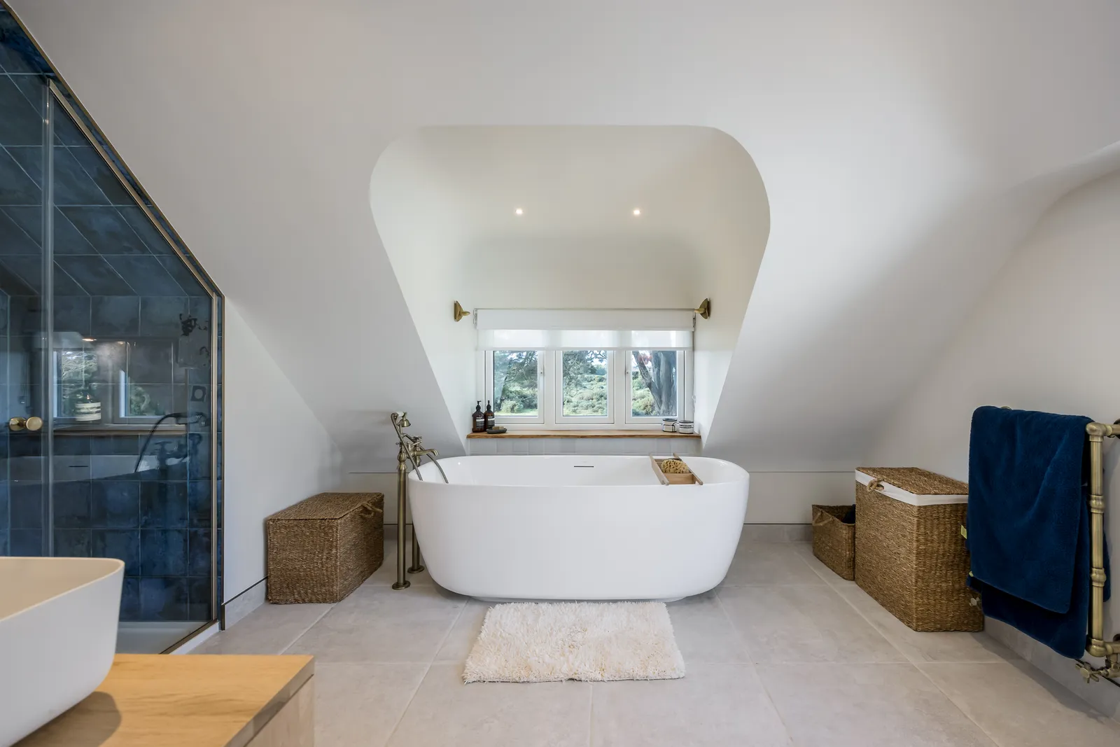 Refurbished interior at Gorse Cottage, New Forest