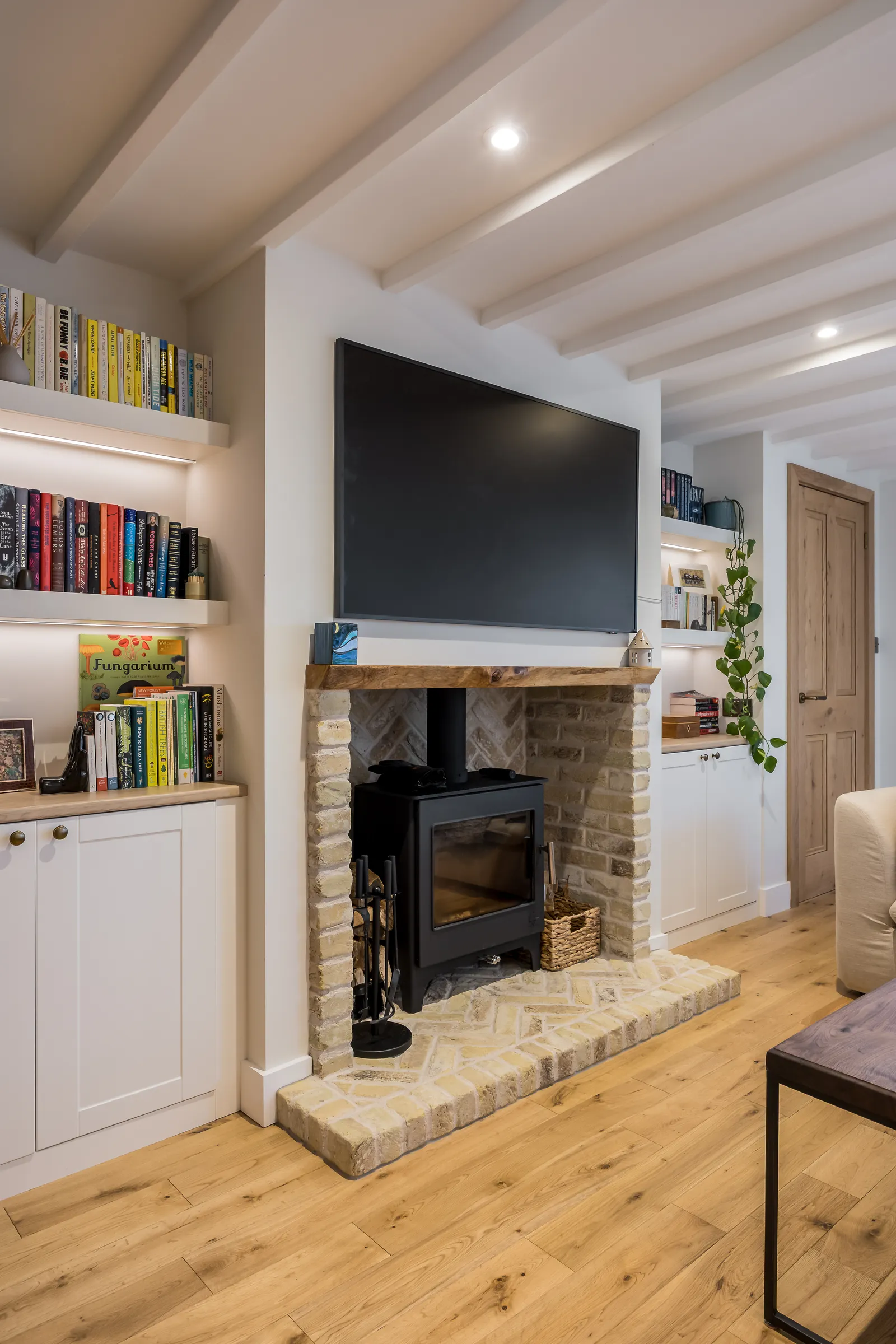 Kitchen at Gorse Cottage, a whole-house refurbishment in the New Forest