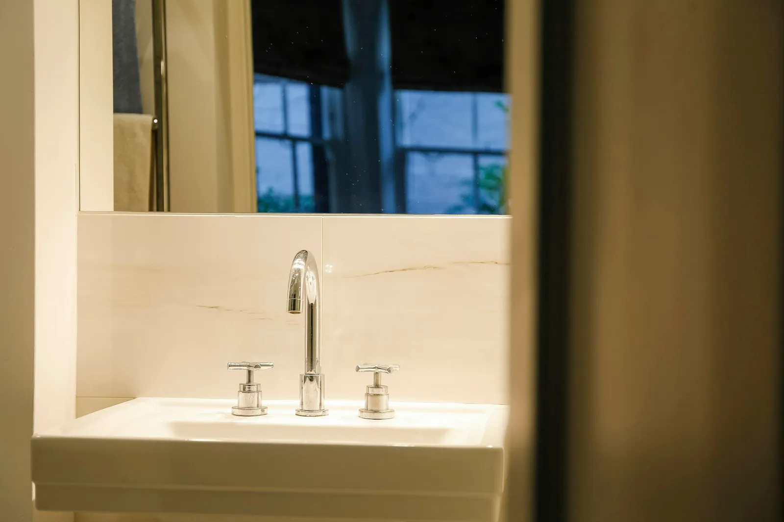 A refurbished room within the Hyde Park apartment, London