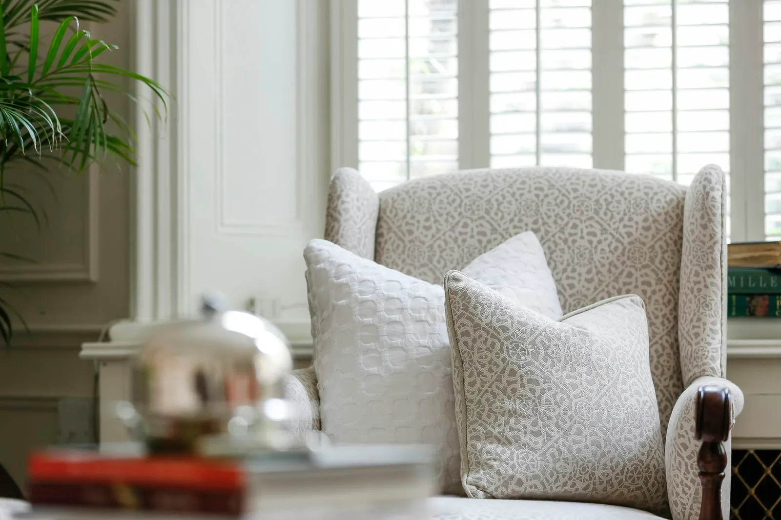 Refurbished interior detail of the Hyde Park apartment, London